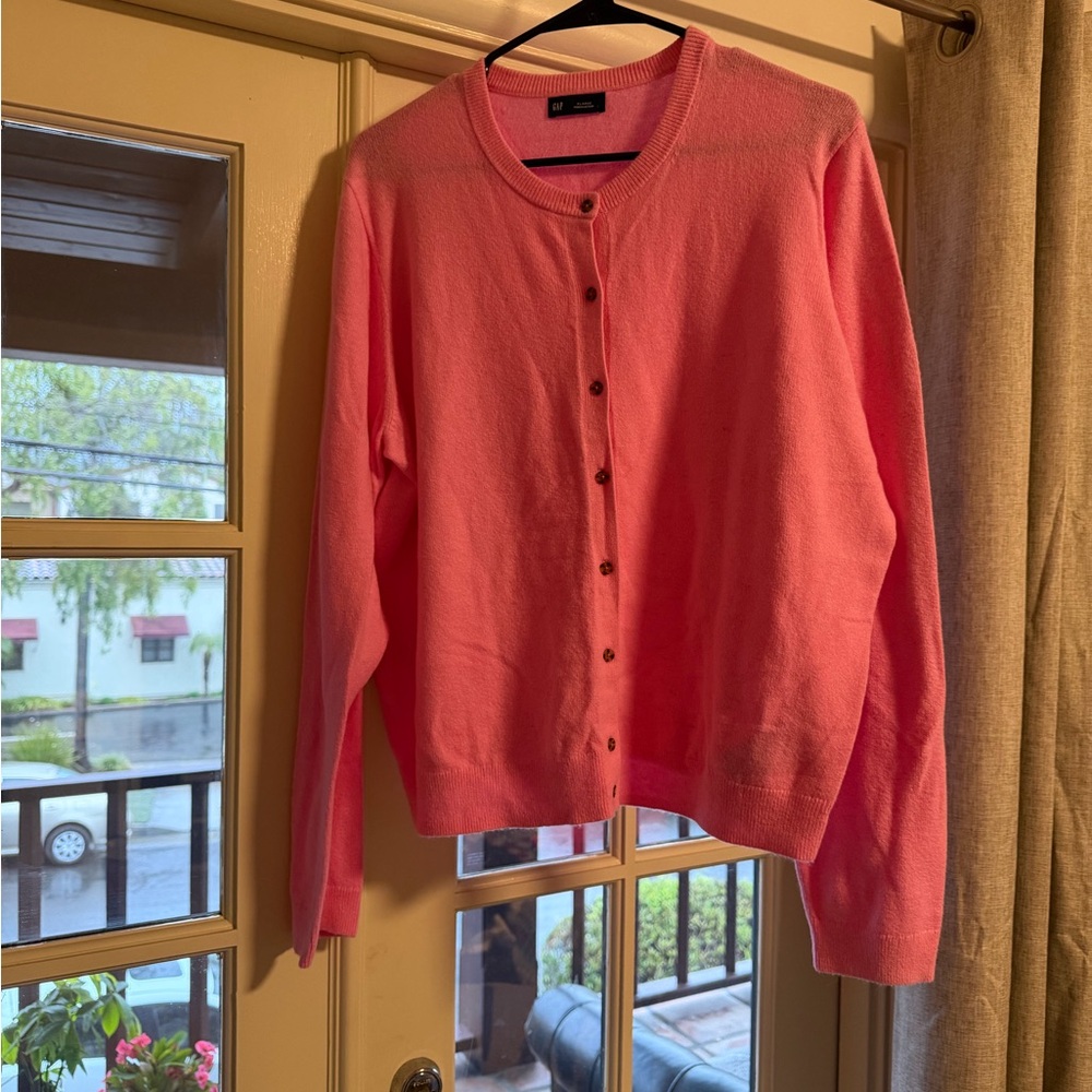 GAP Vibrant Pink Women's Cardigan size X-Large